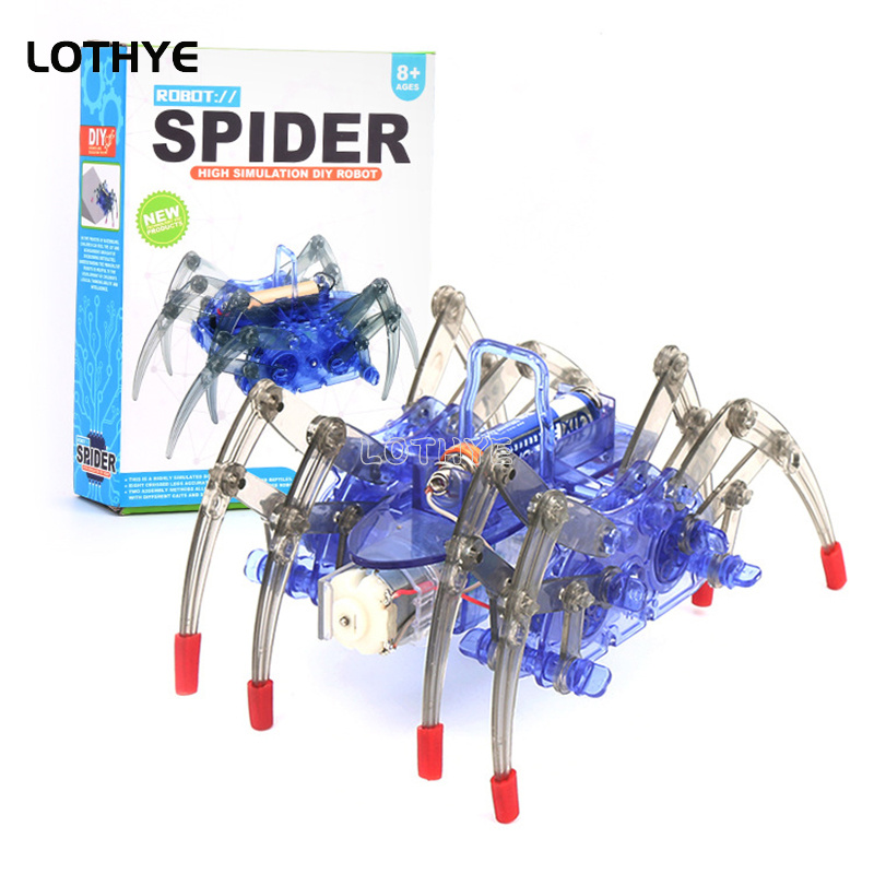 Diy Electronics Gifts - DIY elektrische spinrobot puzzel speelgoed elektrisch