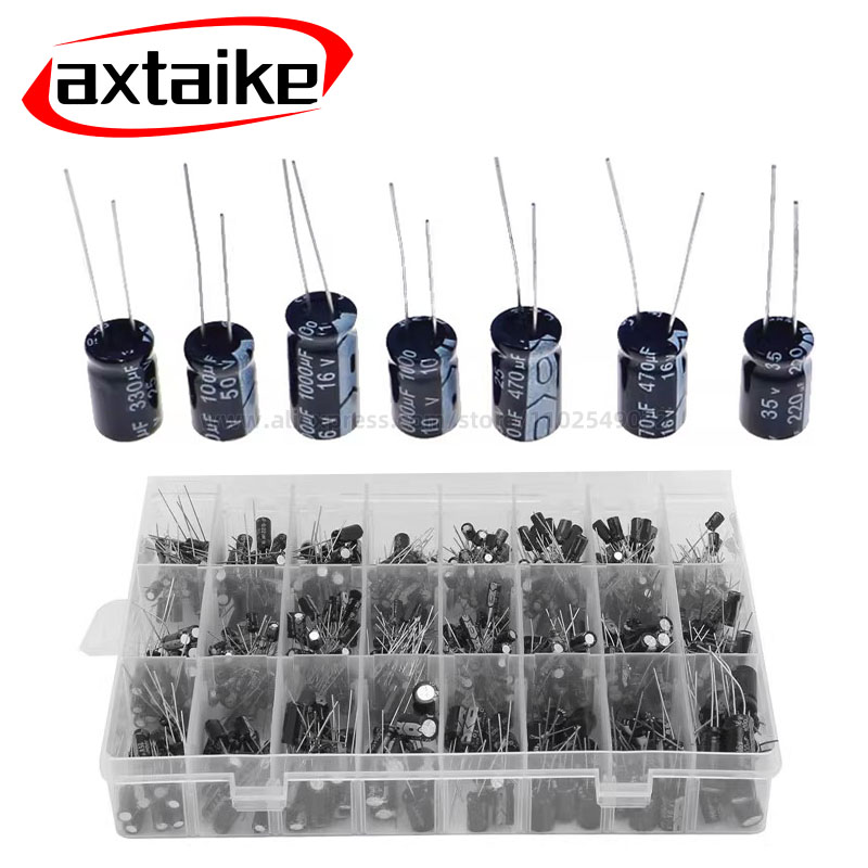 Capacitor Kit Assortment - 120/200/500 stks Radiale Condensatoren Set 12