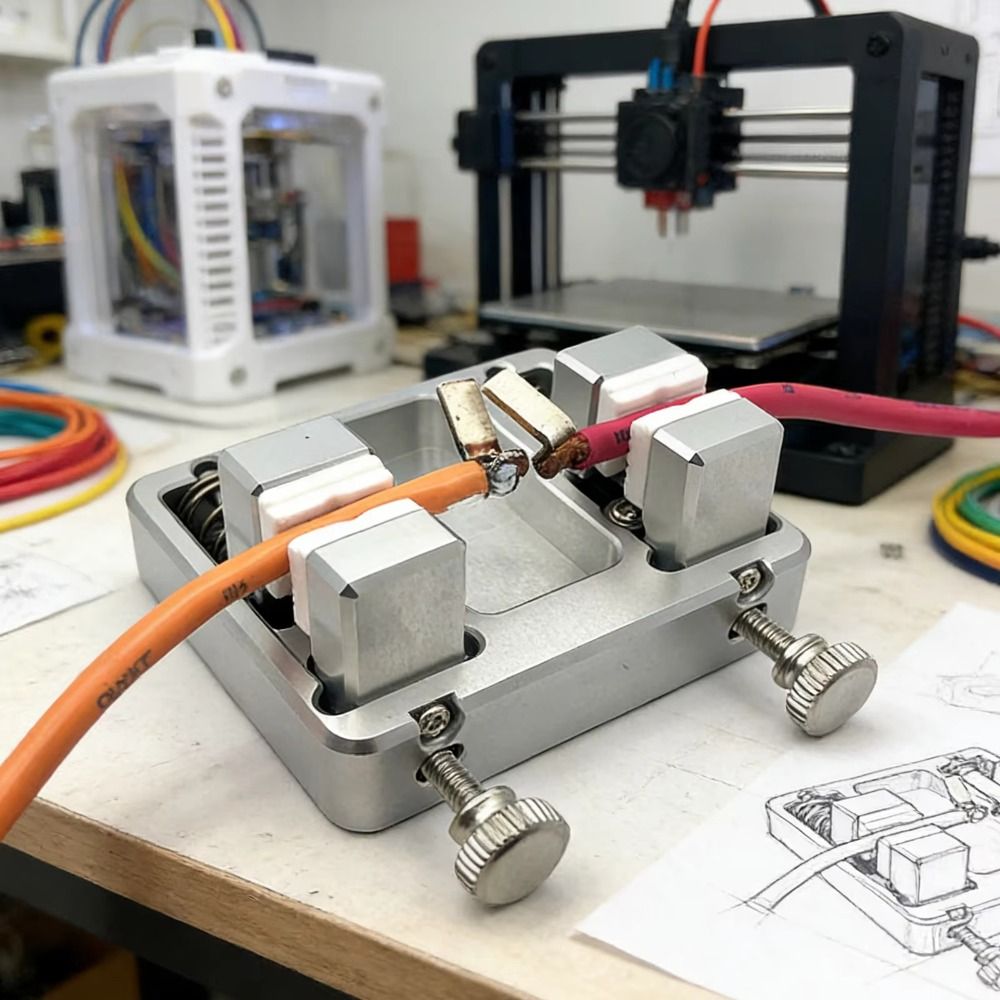 Diy Electronics Tools - Gereedschap Aluminium lasapparaat Verstelbaar zwaar soldeerstation