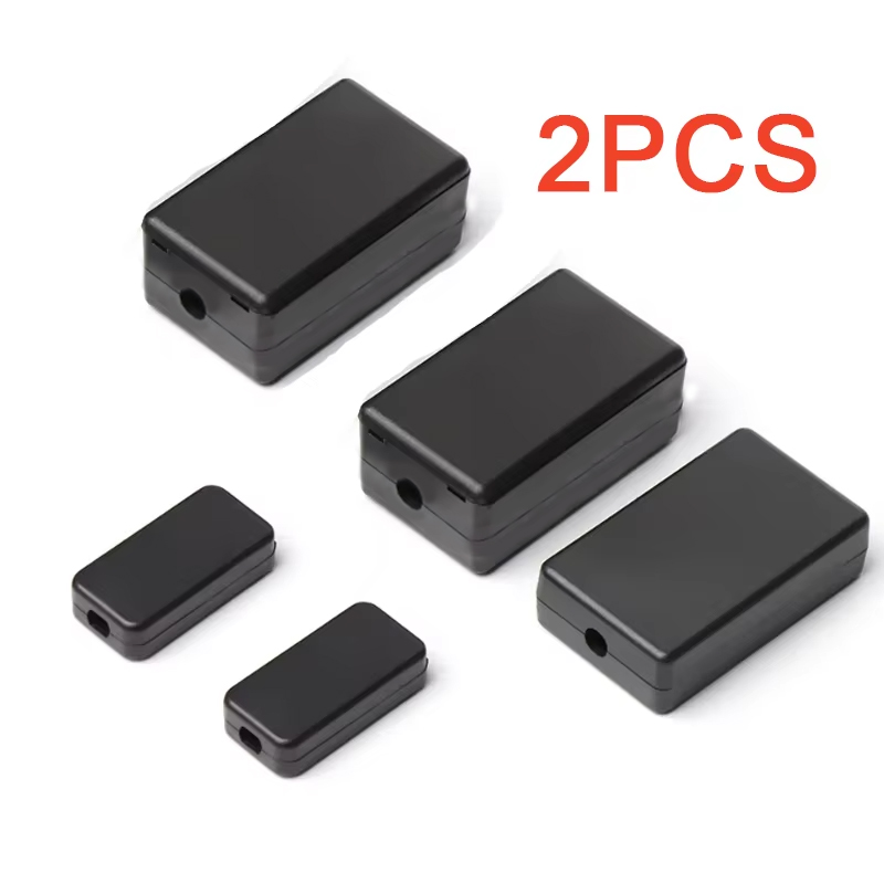 Diy Electronics Box - 2 STKS Plastic Waterdichte Black Box