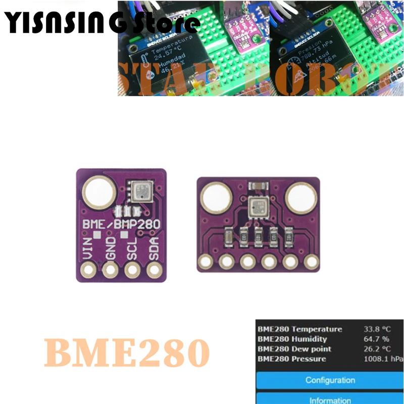 Bme280 Humidity Sensor - BME280 5V 3.3V Digitale Sensor Temperatuur