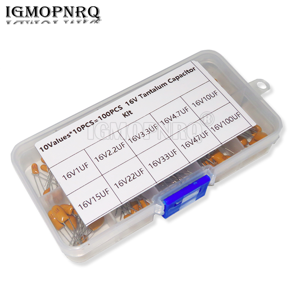 Capacitor Kit Assortment - 100Pcs 10 Waarde * 10Pcs 16V