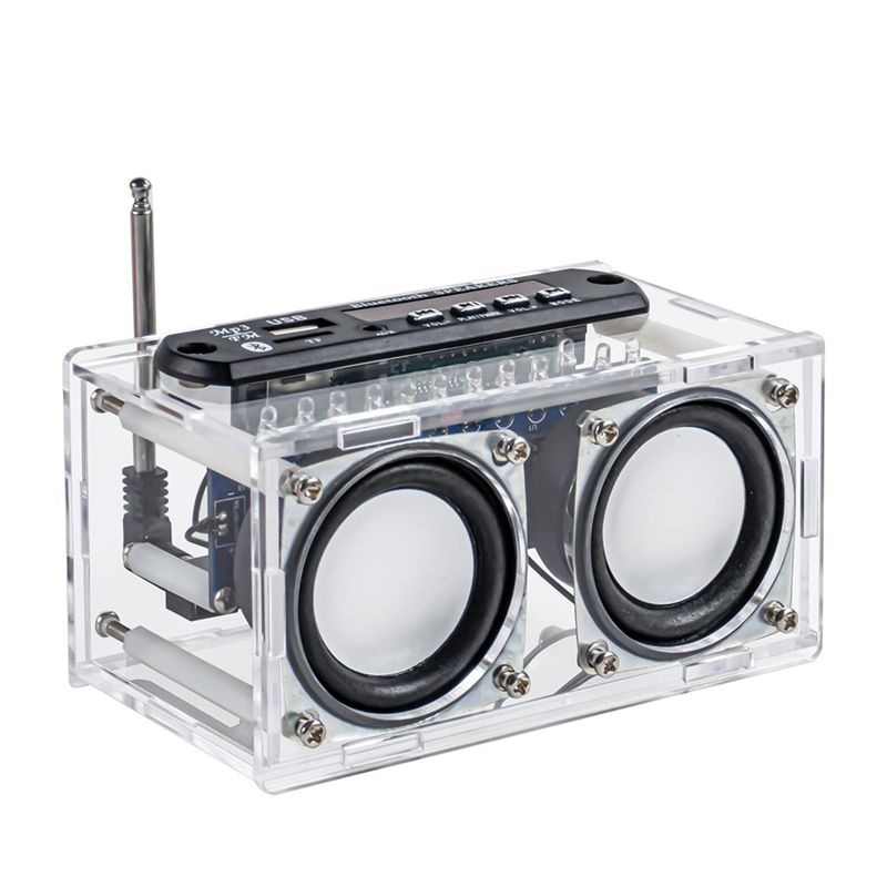 Diy Electronics Cleaner - A60F-Radio Dual Channel Bluetooth-luidsprekerversterker Productiekit FM