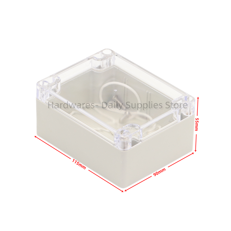 Diy Electronics Box - 1 Stuk 115X90X55Mm Waterdicht Plastic Behuizing