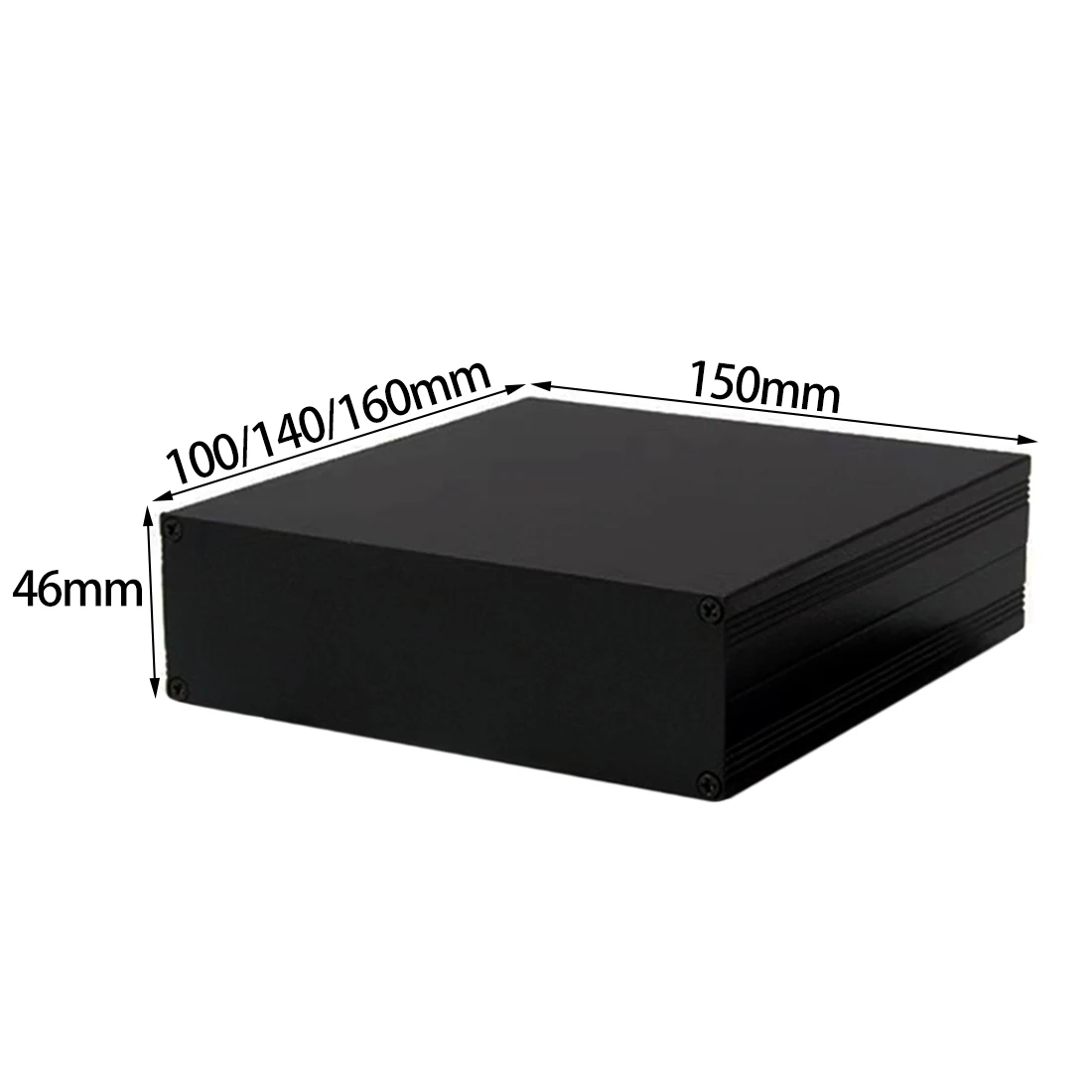 Diy Electronics Box - Aluminium Behuizing 150*46*100/140/160Mm Waterdichte Split Box