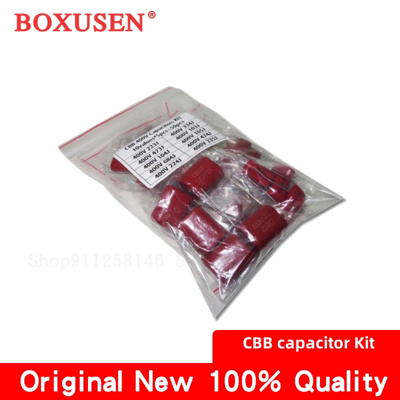 10 waarde * 5 STKS = 50 STKS 4 - Capacitor Kit Assortment recensie en prijs