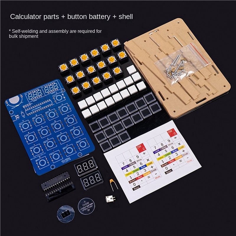 QWE-5X Calculator DIY Kit 51 M - Homemade Diy Electronics recensie en prijs