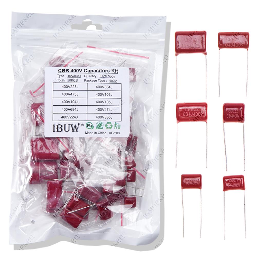 KIT 50PC=10value*5PCS Gemetall - Capacitor Kit Assortment recensie en prijs