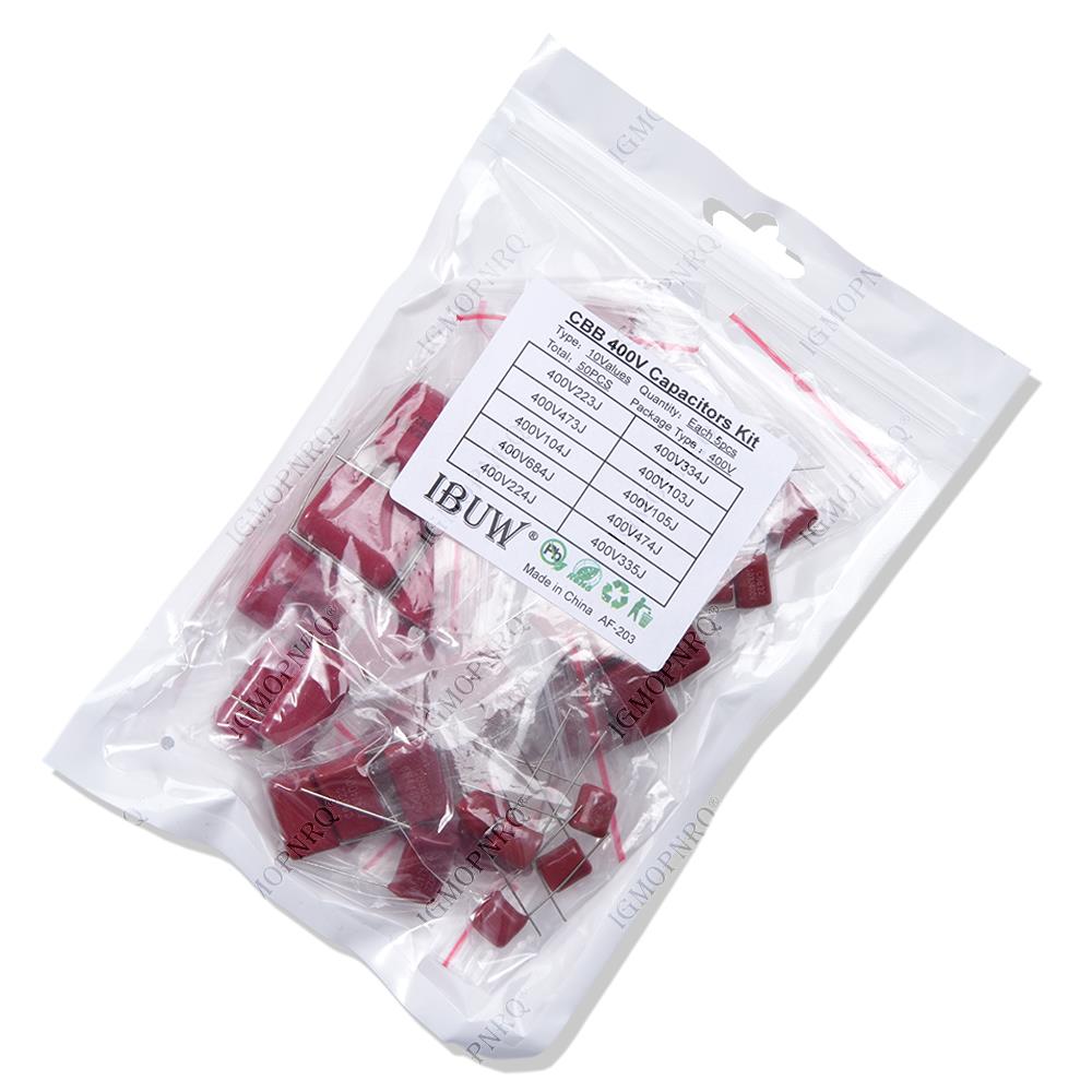 KIT 50PC=10value*5PCS Gemetall - Capacitor Kit Assortment recensie en prijs