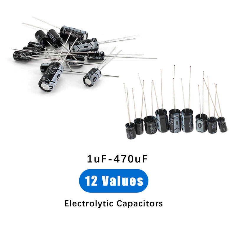 120 Stuks 12 Soorten Elektroly - Capacitor Kit Assortment recensie en prijs