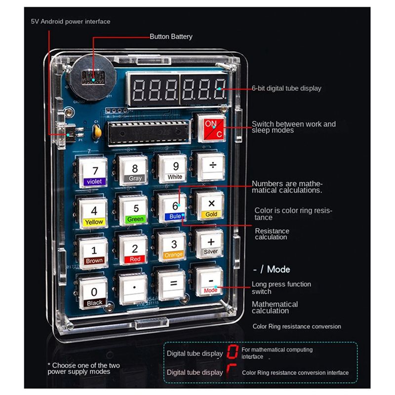 【HOT A69Z!】Rekenmachine DIY Ki - Homemade Diy Electronics recensie en prijs