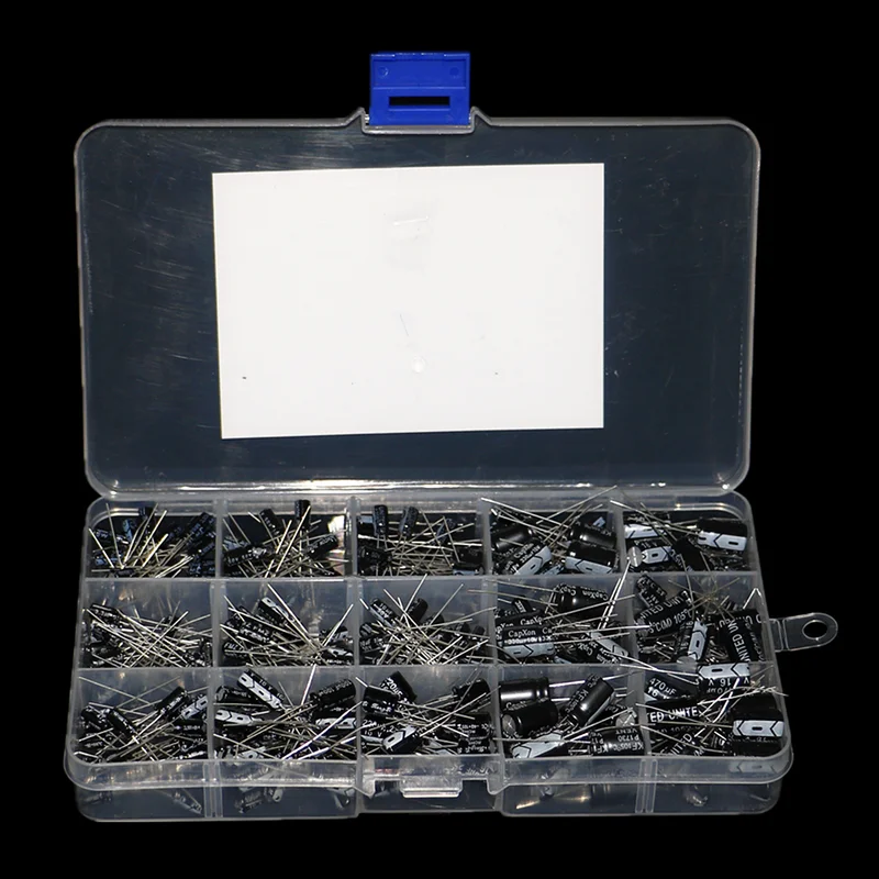 300 stks 15 soorten 16 V 50 V  - Capacitor Kit Assortment recensie en prijs