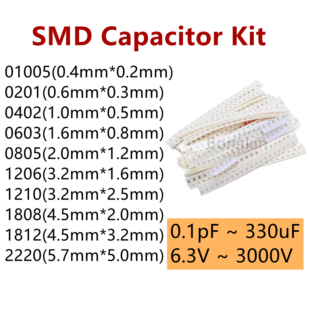 01005 0201 0402 0603 0805 1206 - Capacitor Kit Assortment recensie en prijs