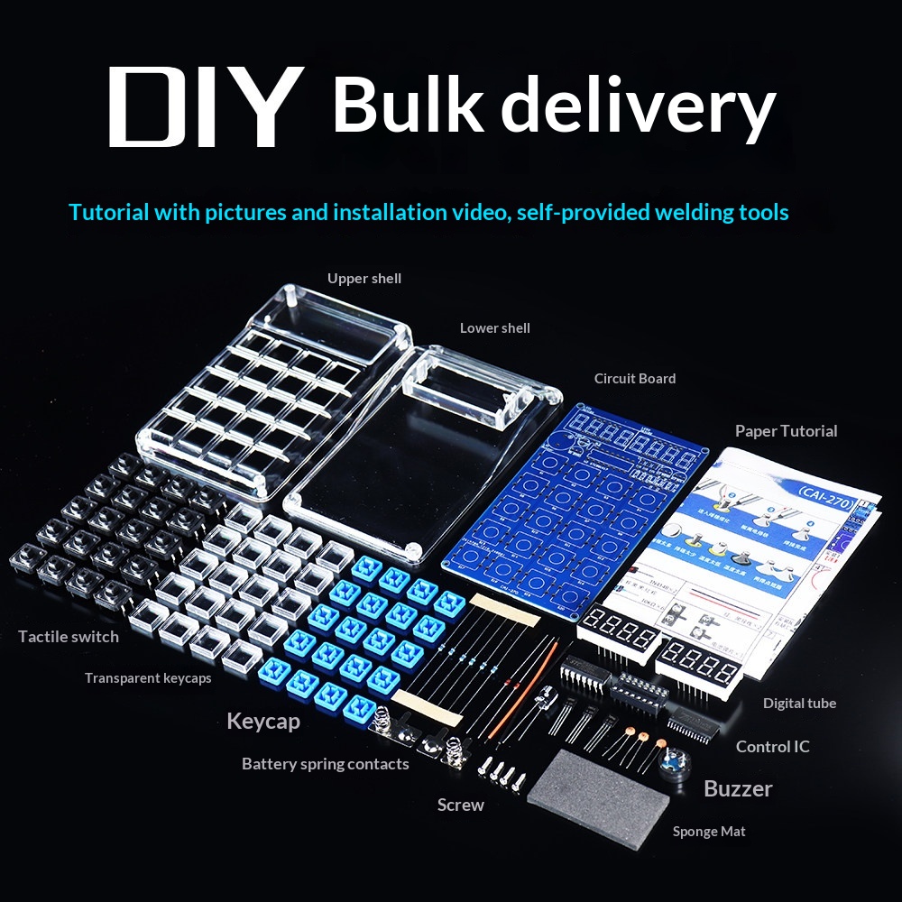 Productiekit voor rekenmachine - Homemade Diy Electronics recensie en prijs