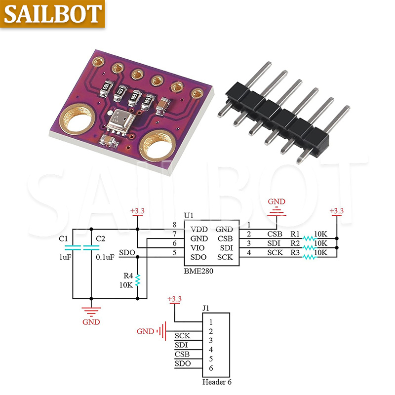 BME280 5V 3.3V Digitale Sensor - Bme280 Humidity Sensor recensie en prijs